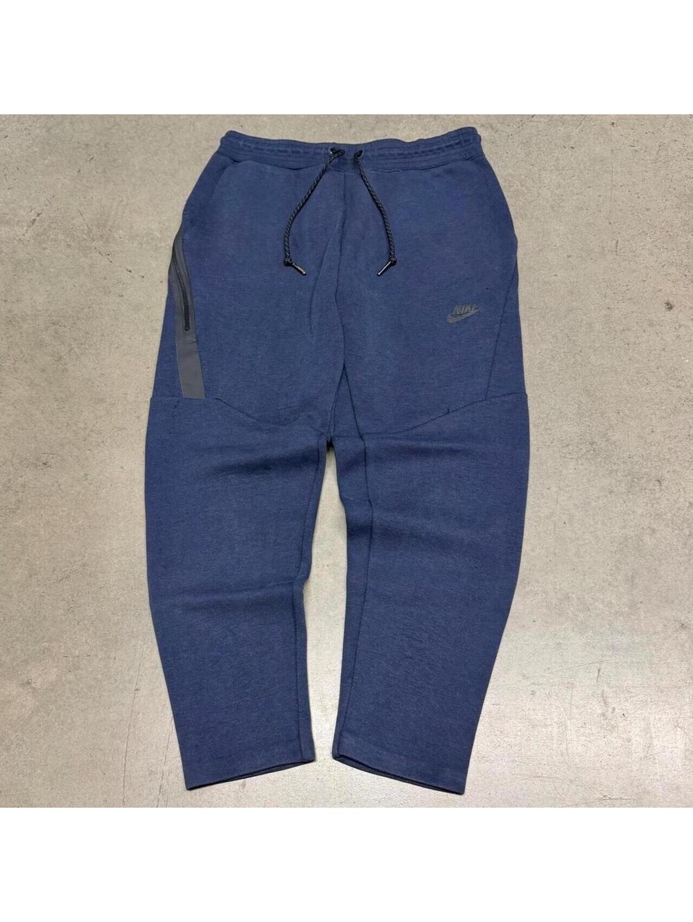Nike Tech Fleece Joggers Mens Medium Navy Blue Slim Tapered Pants Basketball